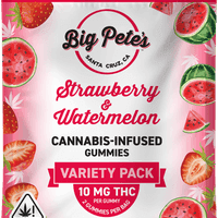Big Pete's Gummies Rosin Fast-Acting Indica Strawberry & Watermelon 20mg 2pk