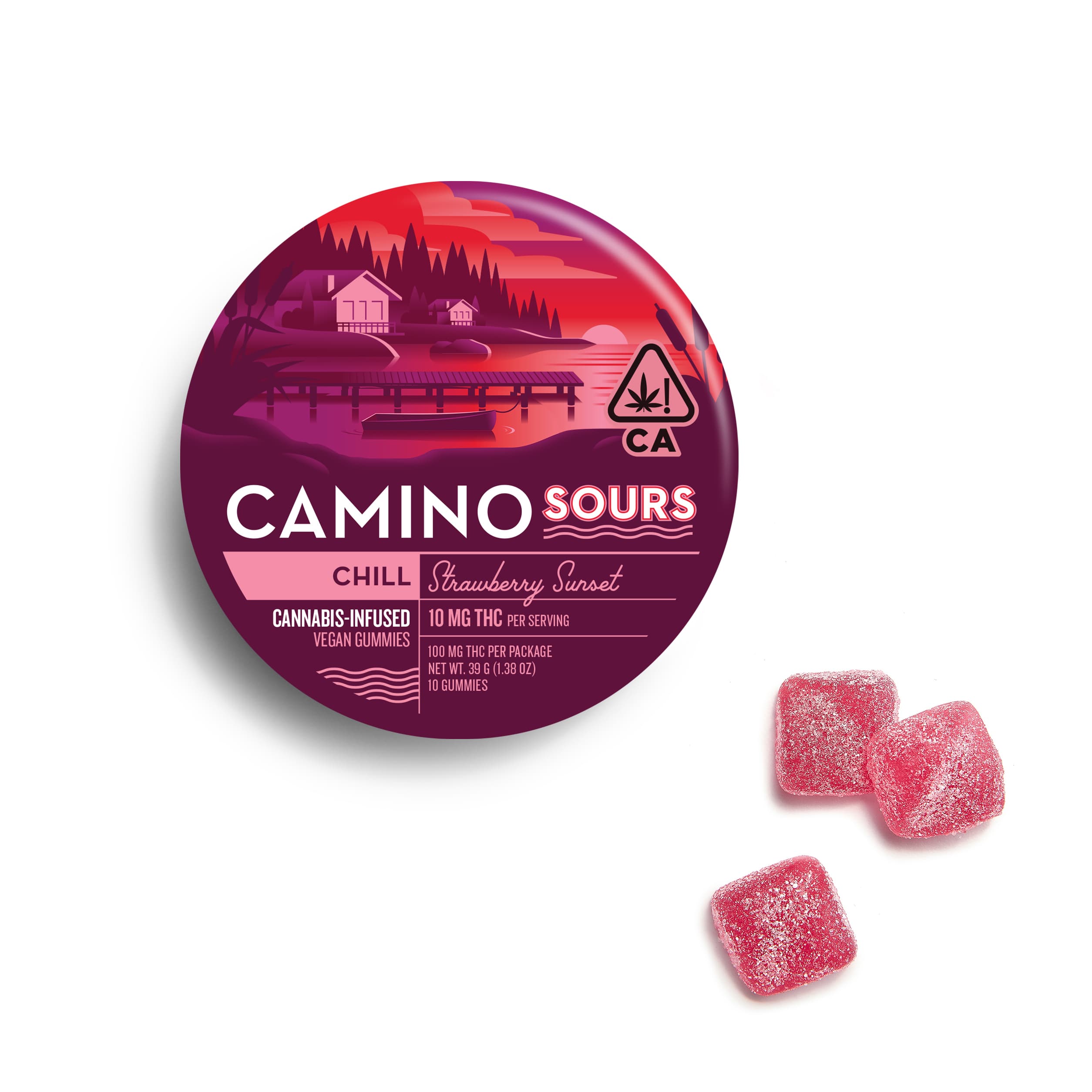 Camino Sours Strawberry Sunset