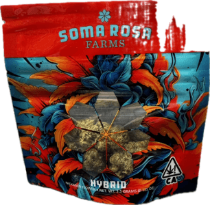 Soma Rosa Flower 3.5g Hybrid Apple Tartz