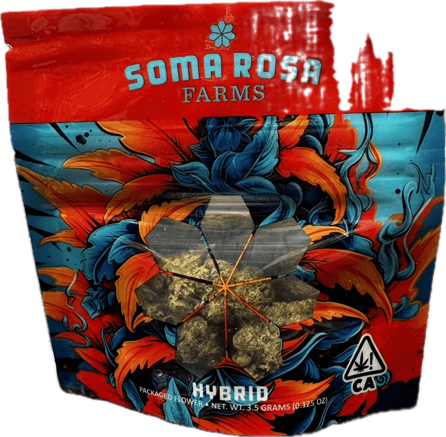 Soma Rosa Flower 3.5g Hybrid Apple Tartz