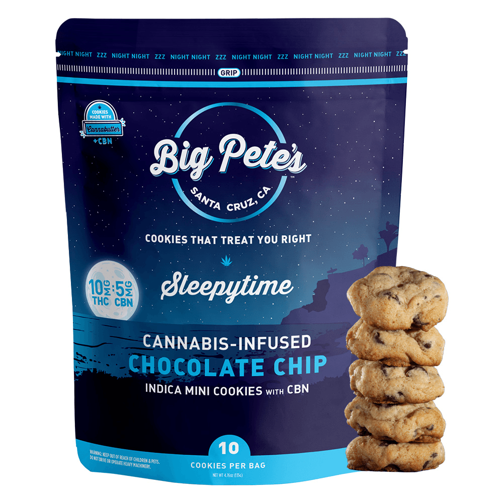 Big Pete's Sleepytime CBN Chocolate Chip 10pk Indica 100mg THC:50mg CBN
