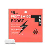 Level Protab Boost 100 1-Piece $5 printed pk