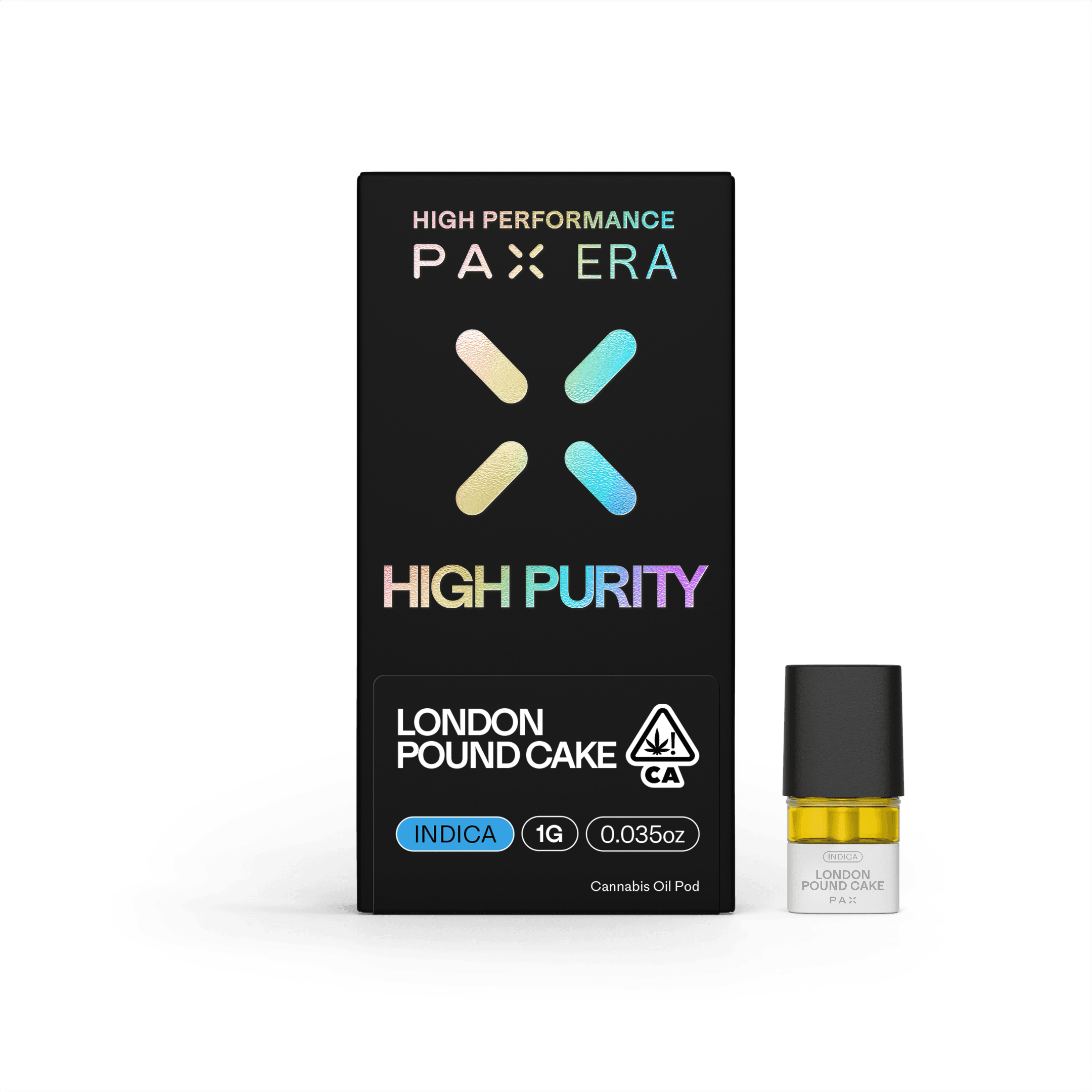 PAX High Purity THC Pod 1g Indica London Poundcake