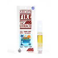 Arcata Fire 100% Cured Resin Cartridge 1g Hybrid Sunset Sherbert Cookie