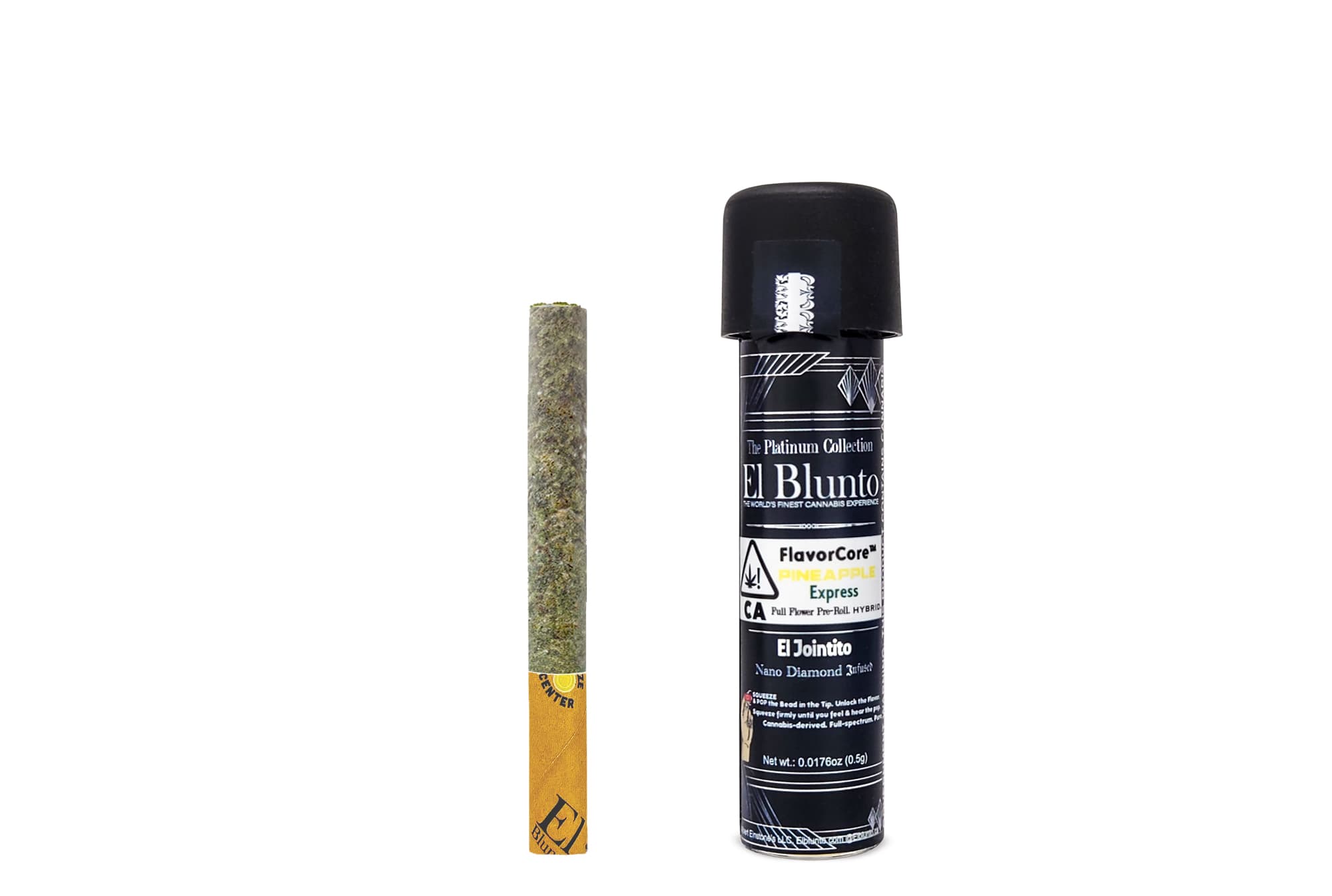 El Blunto FlavorCore Diamond Jointito .5g Hybrid Pineapple Express