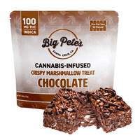Big Pete's Chocolate Crispy Marshmallow Treat Indica 100mg