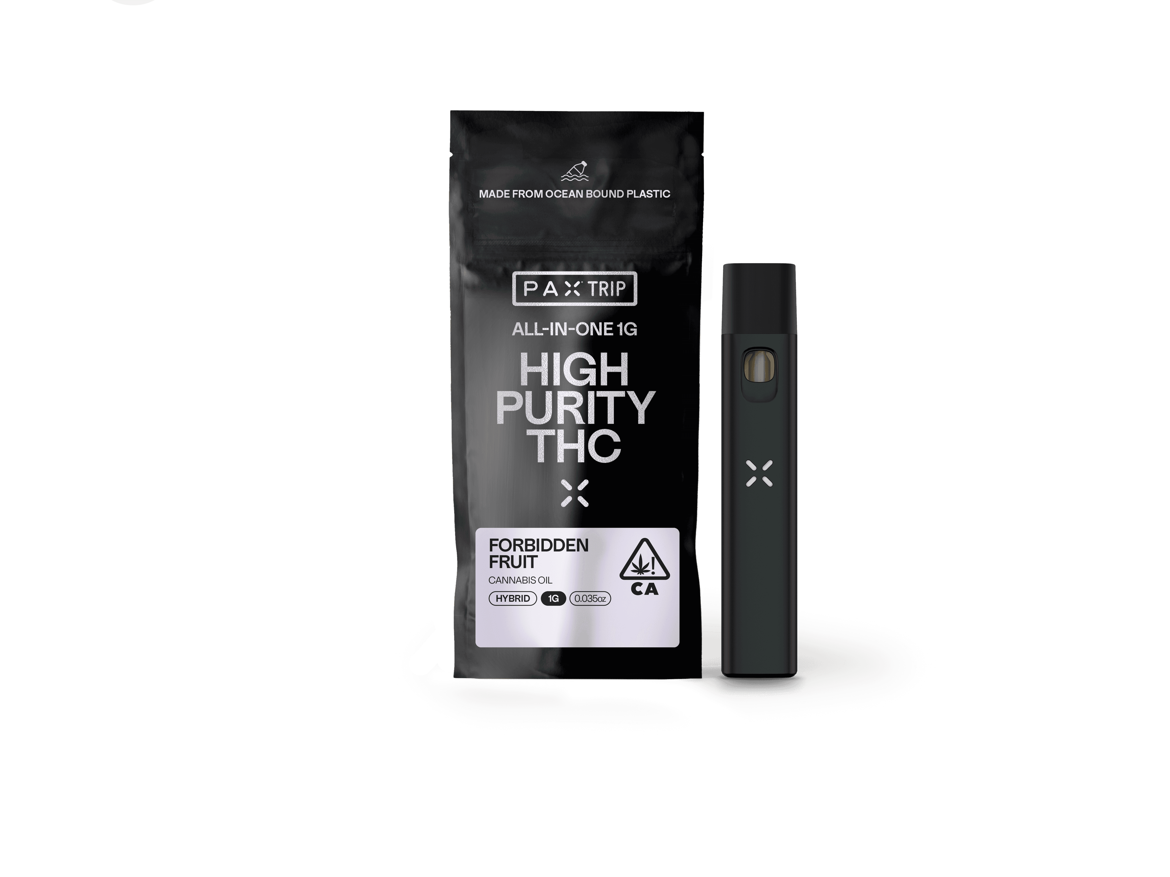 PAX Trip All-In-One High Purity THC 1g Hybrid Forbidden Fruit