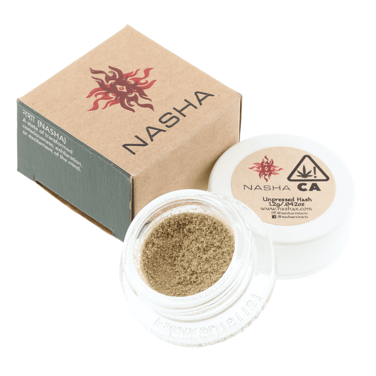 Nasha Green Unpressed 1.2g Indica Hybrid Upgrade