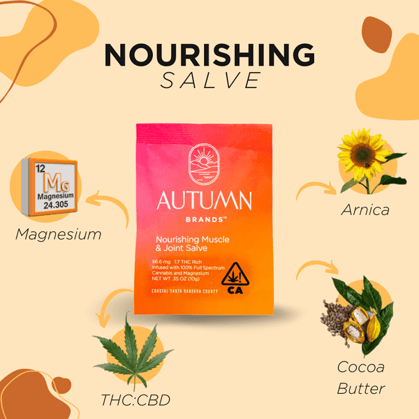 Autumn Brands Full Price 10g Nourishing Muscle and Joint Salve Pouch 10ct