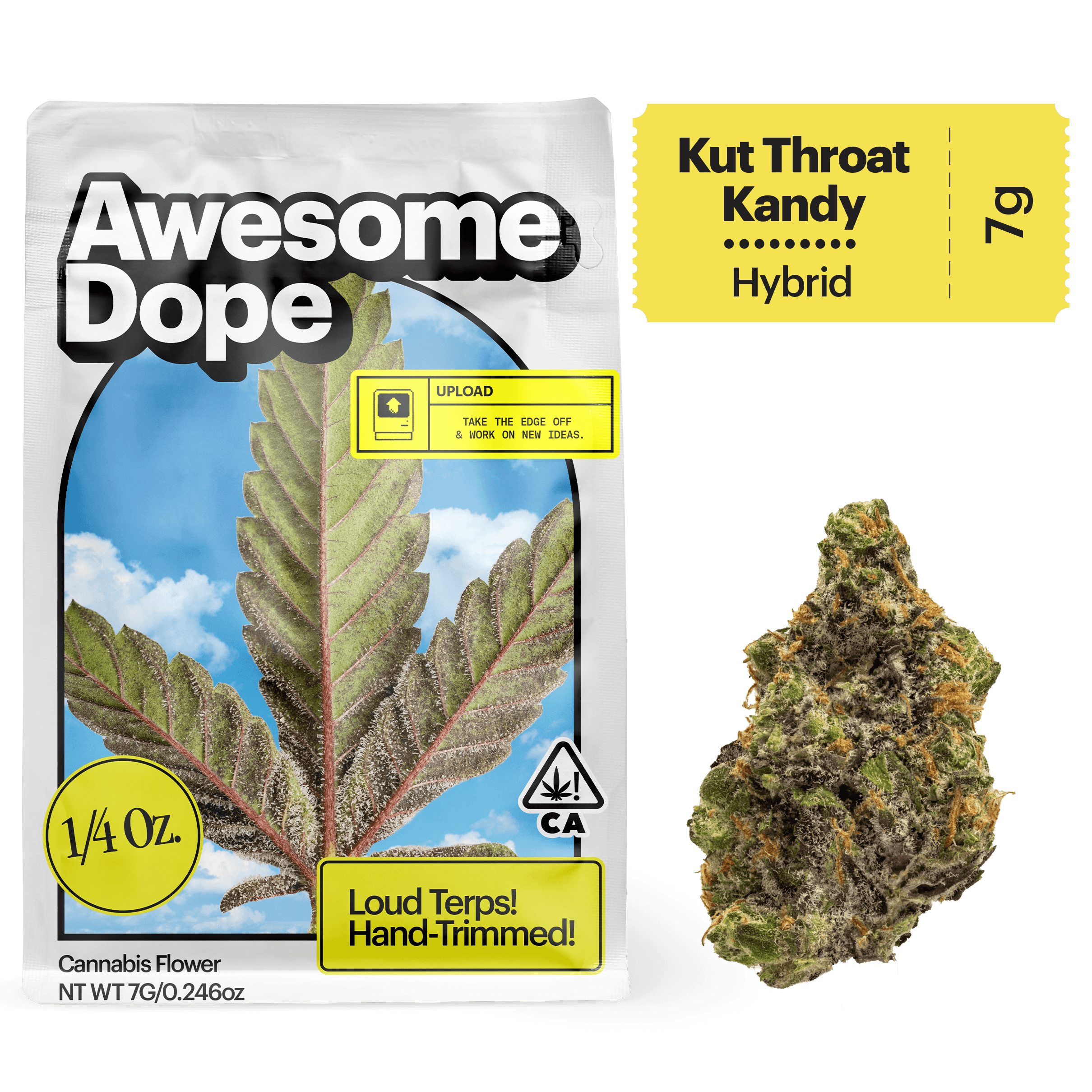 Awesome Dope Flower 7g Hybrid Kut Throat Kandy