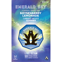 Emerald Sky Live Resin Gummies 10ct 100mg Boysenberry Lemonade