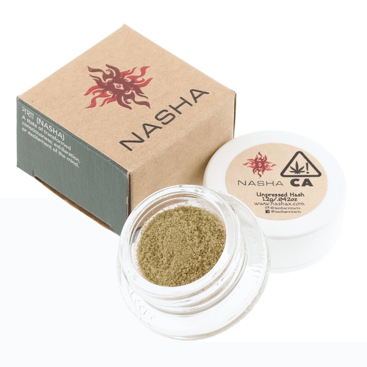 Nasha Green Unpressed 1.2g Indica ICP