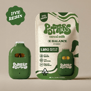 Potters Live Resin All-In-One 1.25g Hybrid Cereal Milk