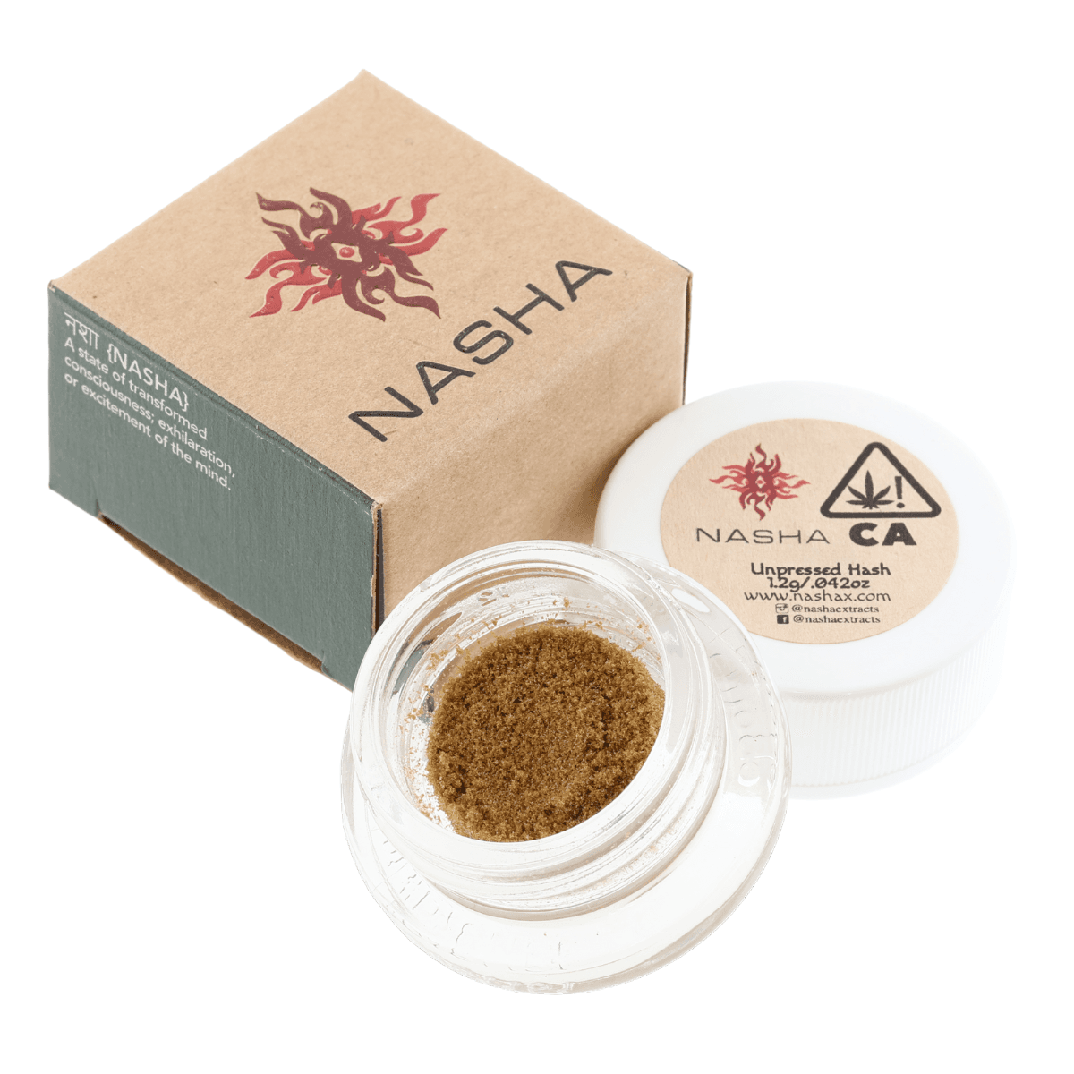 Nasha Green Unpressed 1.2g Indica Fuego