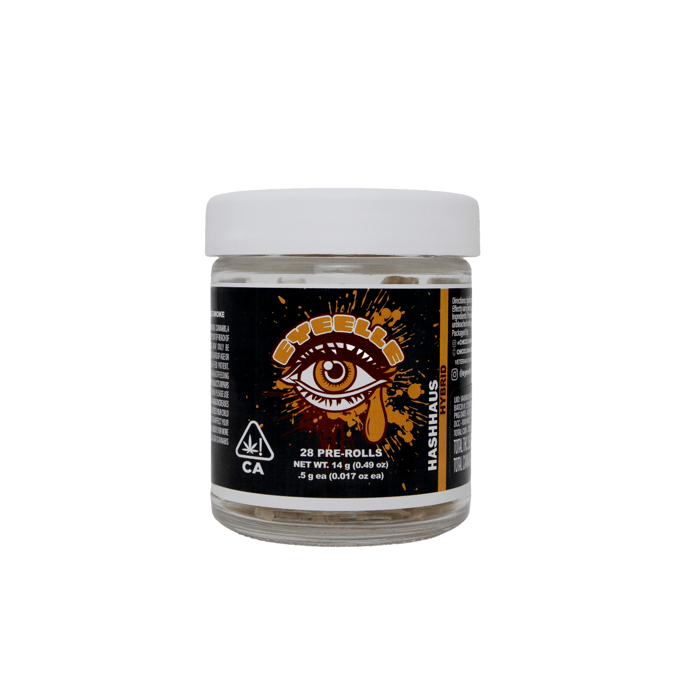 Eyeelle Black Preroll 14g Hybrid Hashhaus