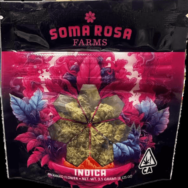 Soma Rosa Flower 3.5g Indica Obama Runtz