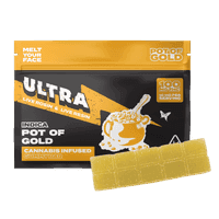 Ultra Live Rosin and Live Resin Gummy Bar 100mg Indica Pot of Gold