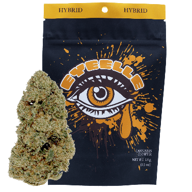 Eyeelle Black Flower 14g Hybrid Animal Sherb Mintz