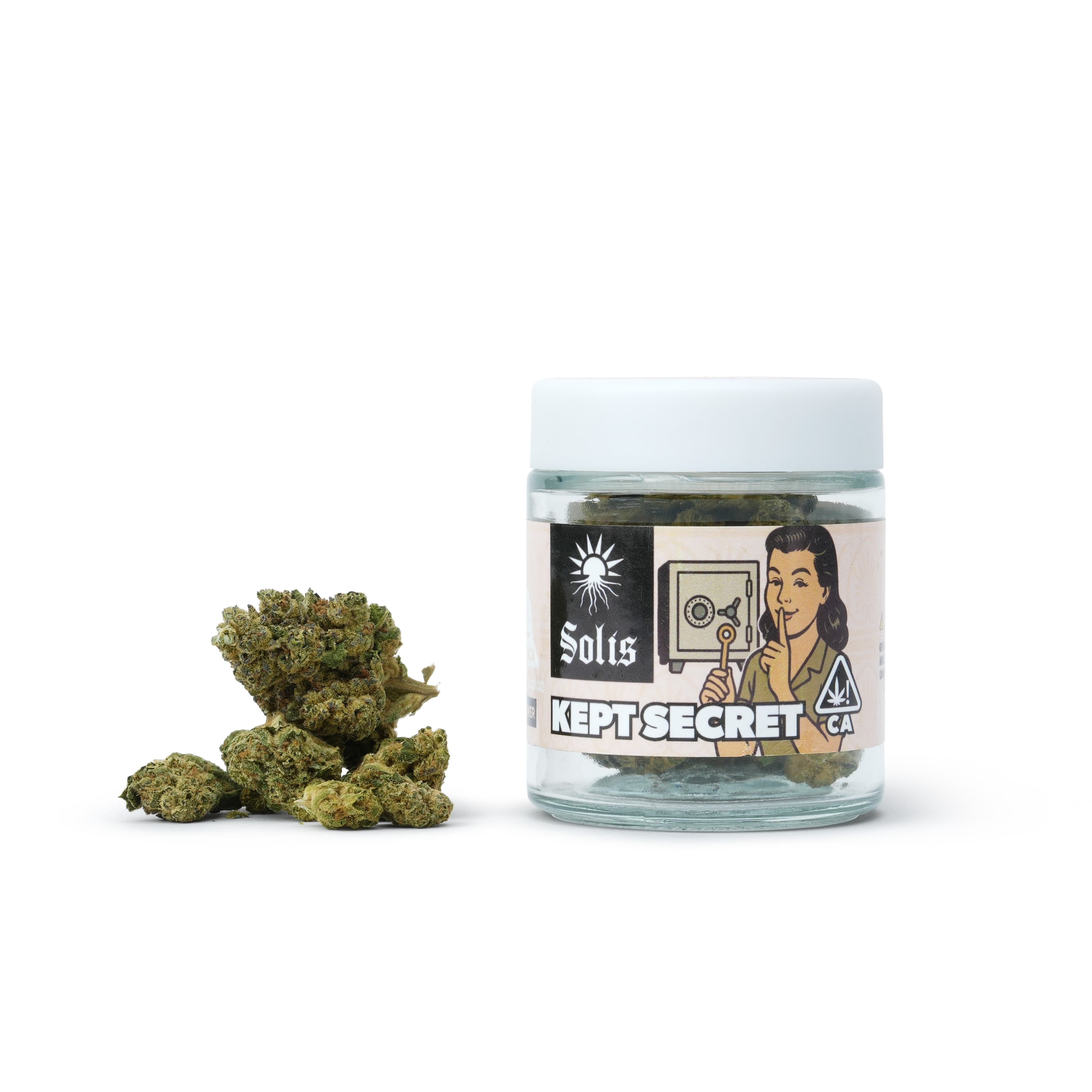 Solis Flower 3.5g Indica Kept Secret