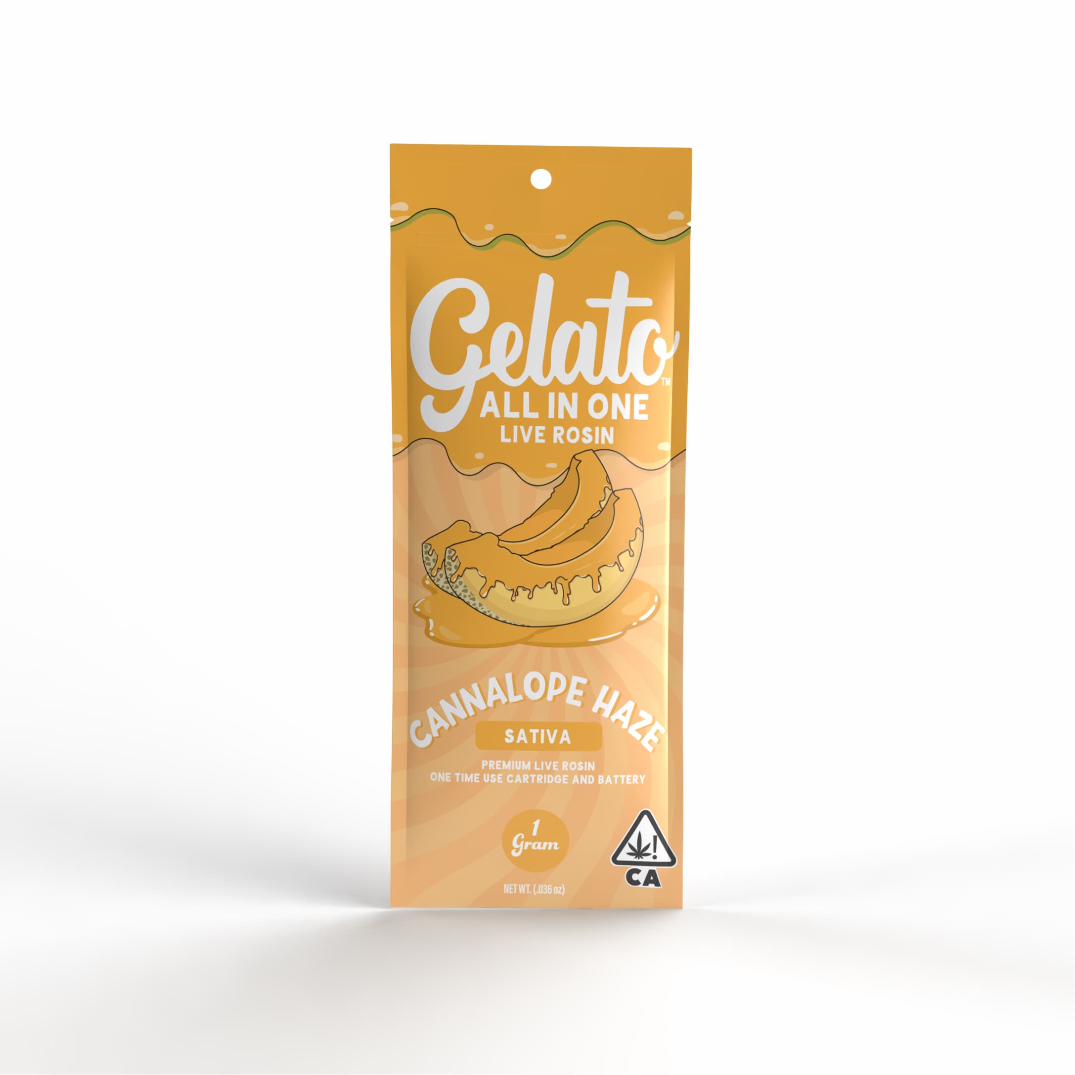Gelato Live Rosin All-In-One 1g Cannalope Haze