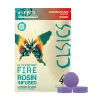 CLSICS Live Rosin Gummies Hybrid Blackberry Fire