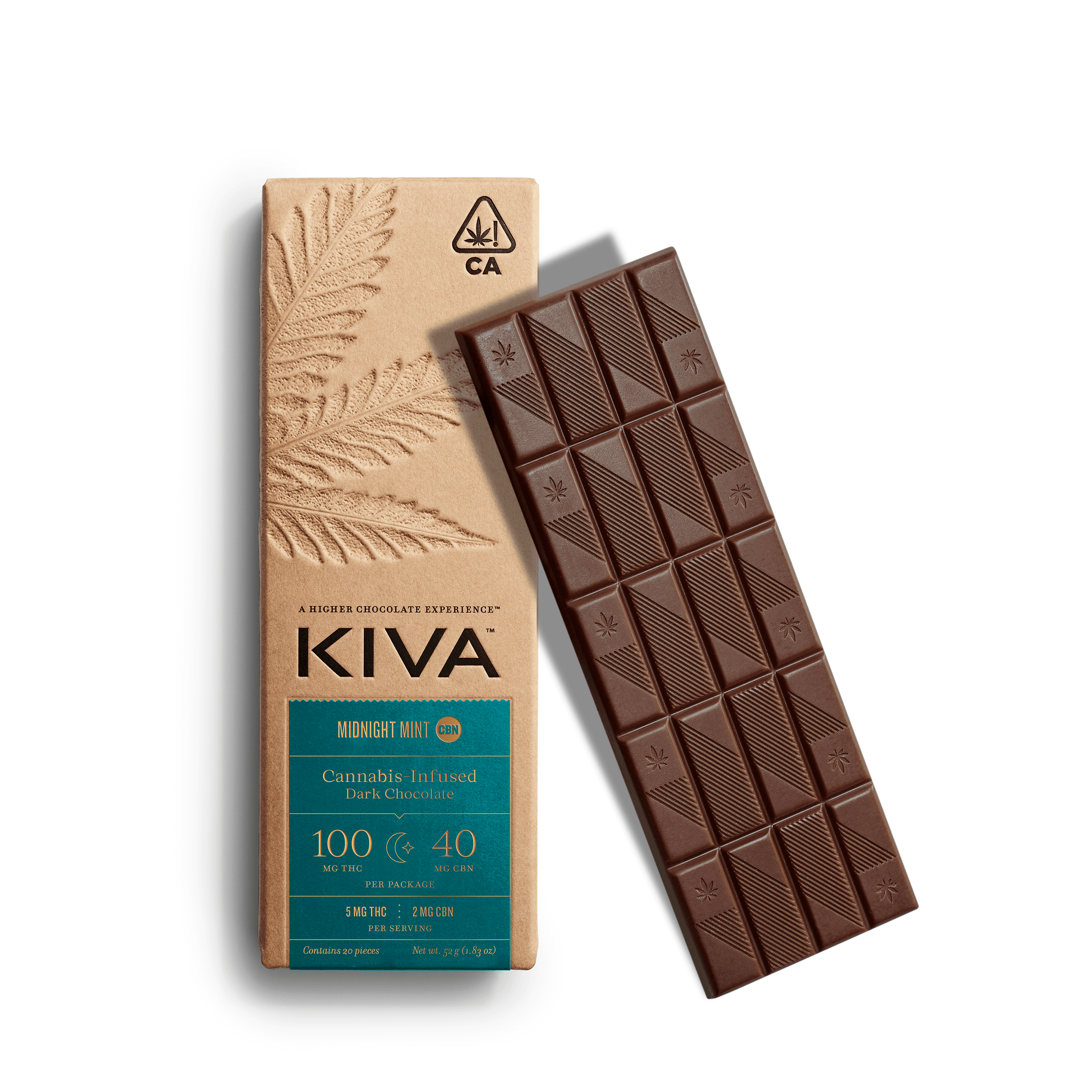 Bar Dark Chocolate Midnight Mint CBN 5:2