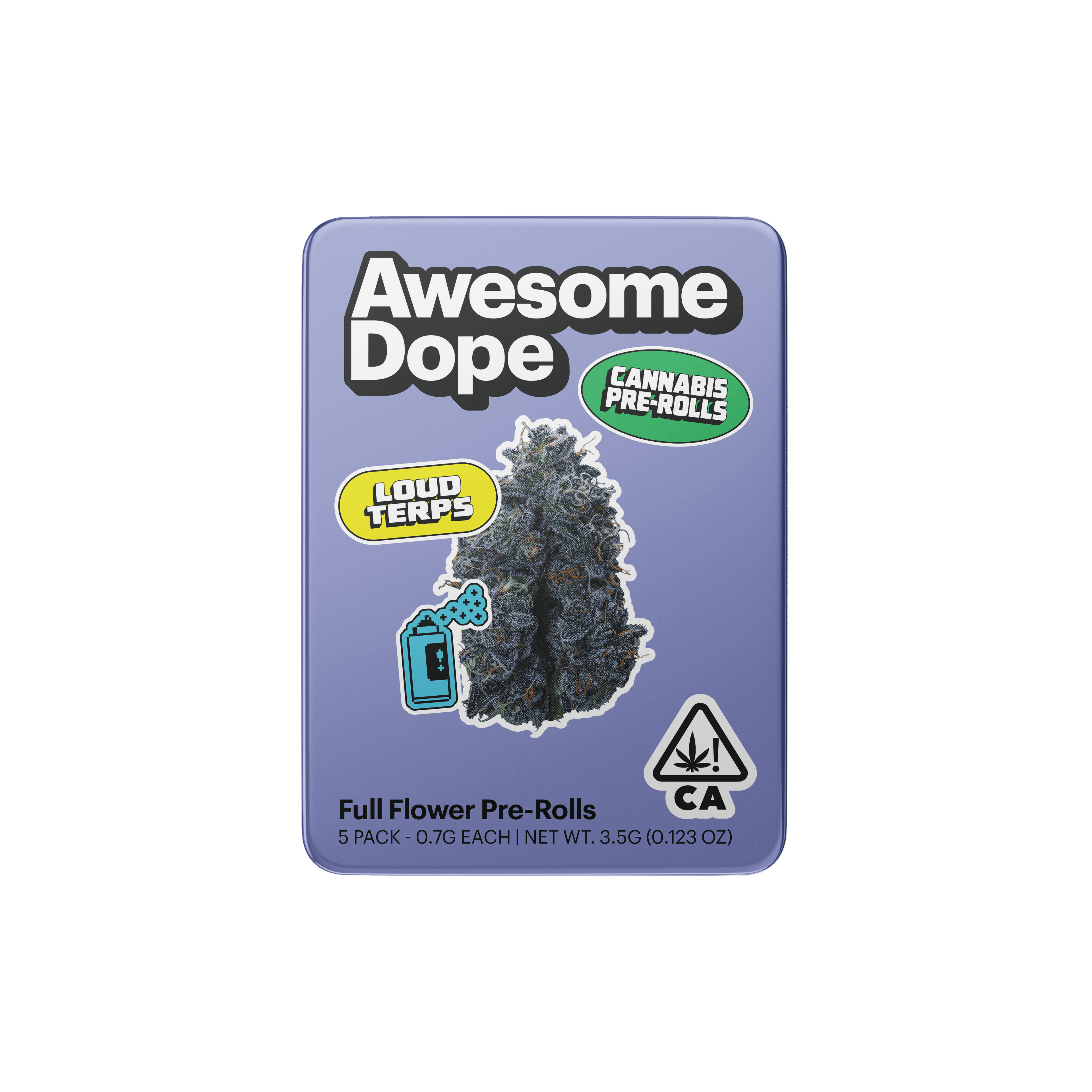 Awesome Dope Preroll 5pk Indica Animal Cookies