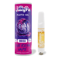 JuicyPot Live Resin Cartridge 1g Indica Pluto OG