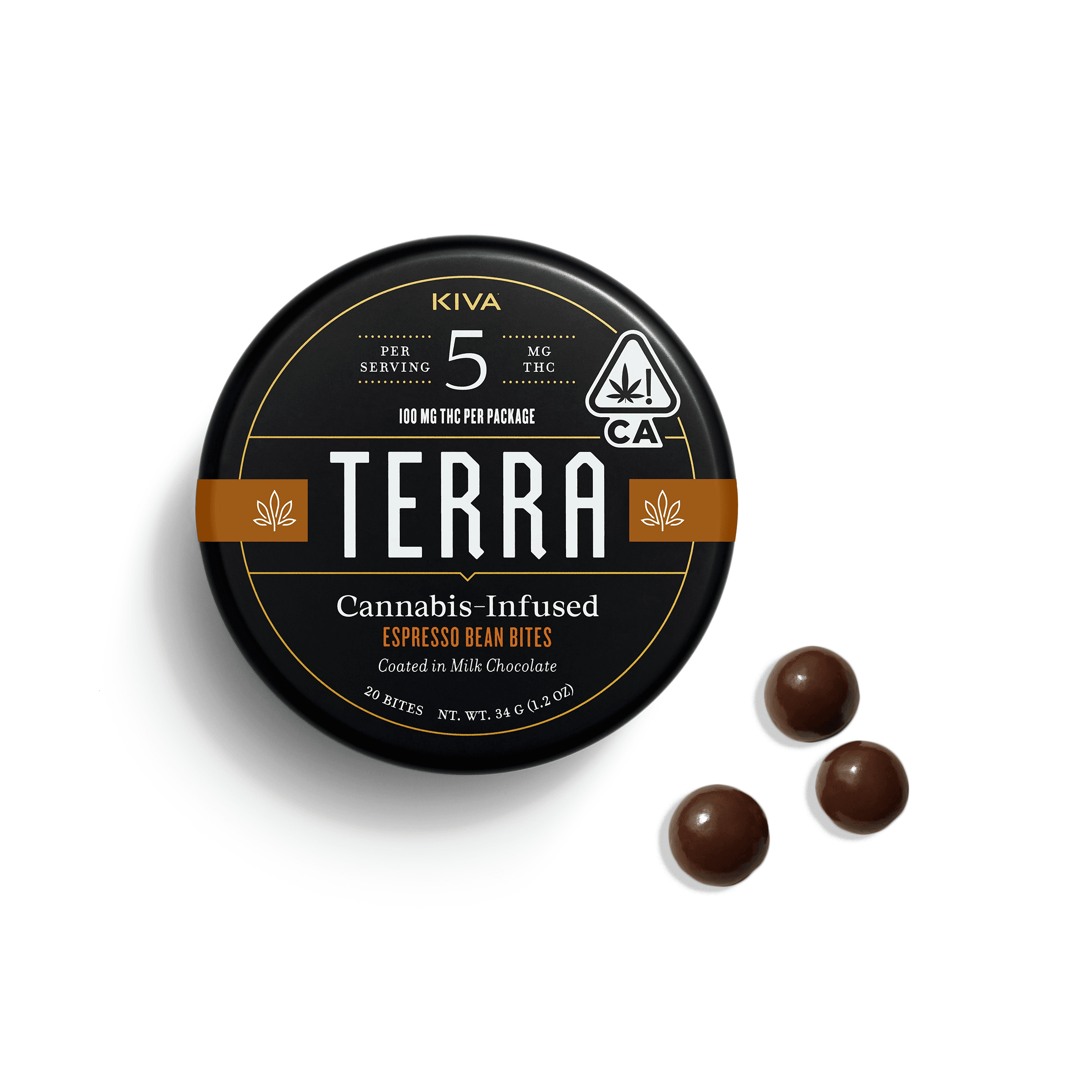 Terra Bites Dark Chocolate Espresso Beans