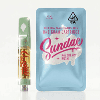 Sundae Vape Cartridge 1g Indica Razzberry Rush