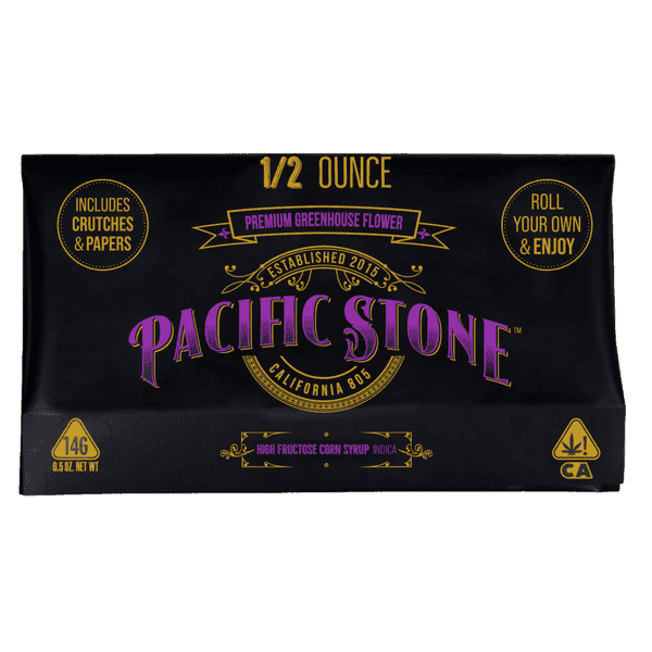 Pacific Stone Roll Your Own Sugar Shake 14.0g Pouch Indica High Fructose Corn Sy