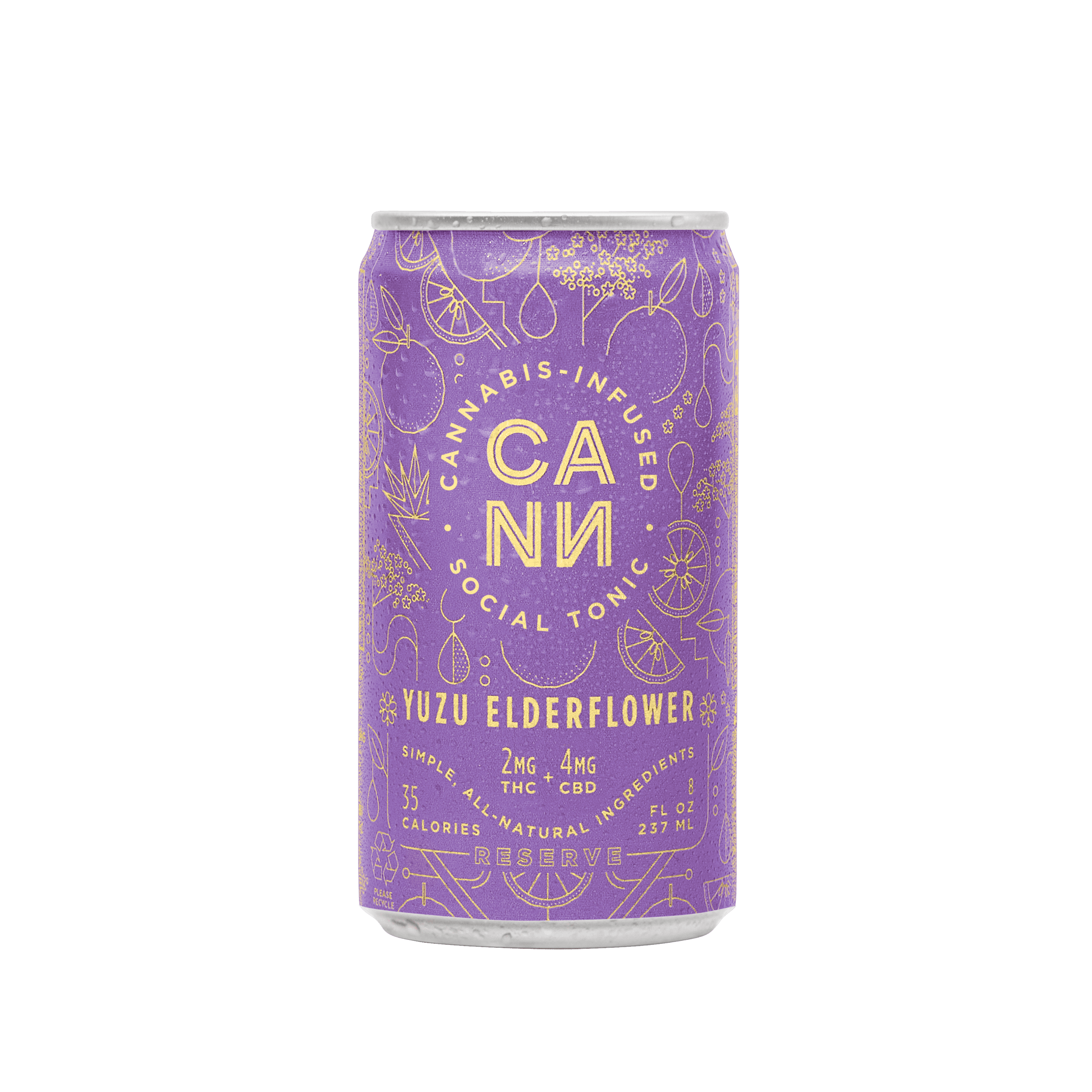 CANN Yuzu Elderflower 6pk 8oz