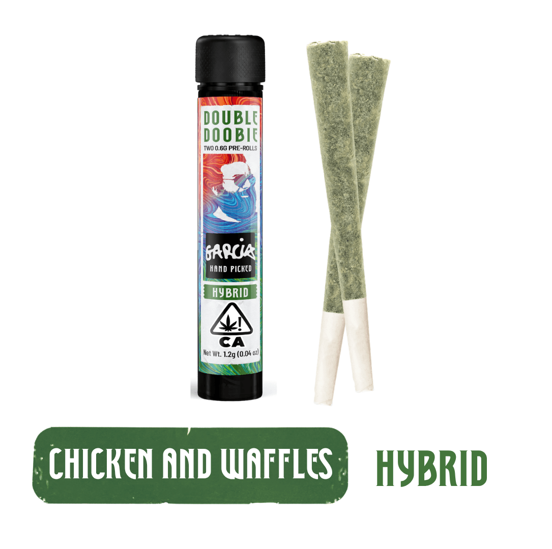 Garcia Hand Picked Double Doobie .6g Hybrid Chicken and Waffles LPO 2pk 1.2g