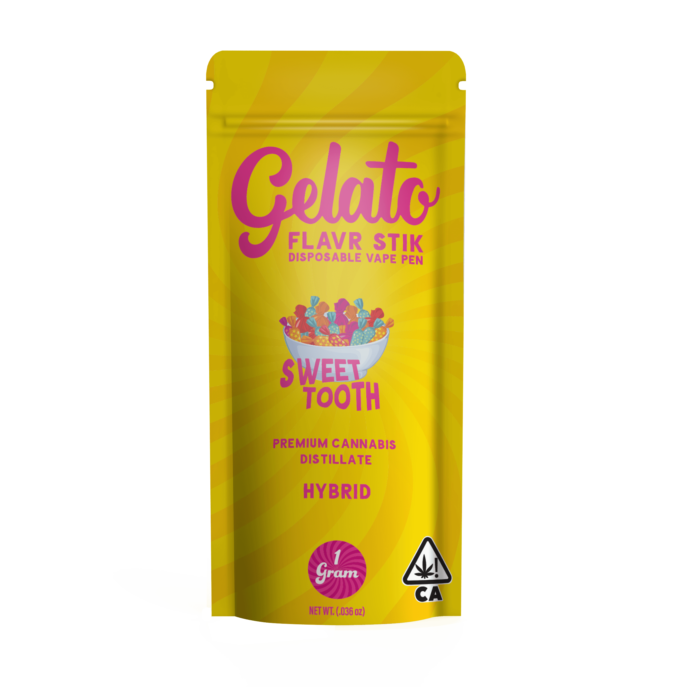 Gelato Flavors All-In-One 1g Hybrid Sweet Tooth 10pk