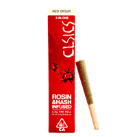 CLSICS Trifecta 1.2g Rosin Hash Preroll Indica Red Opium