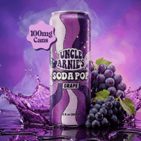 Uncle Arnie's Beverage 12oz Grape Soda 100mg 12pk