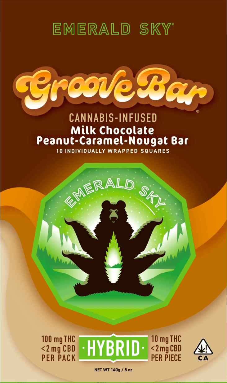Emerald Sky GrooveBar 10ct 100mg Hybrid