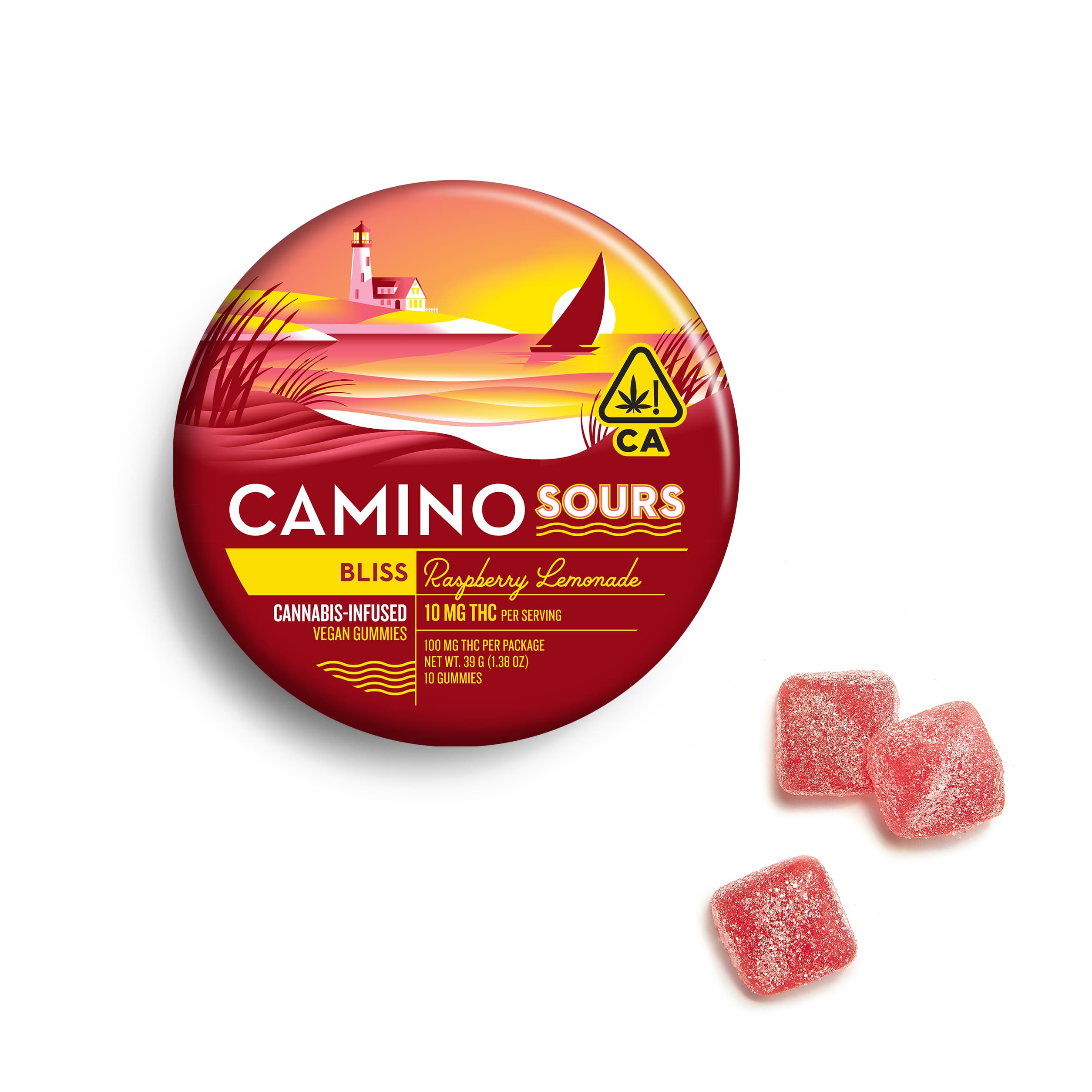Camino Sours Raspberry Lemonade (100mg/10ct)