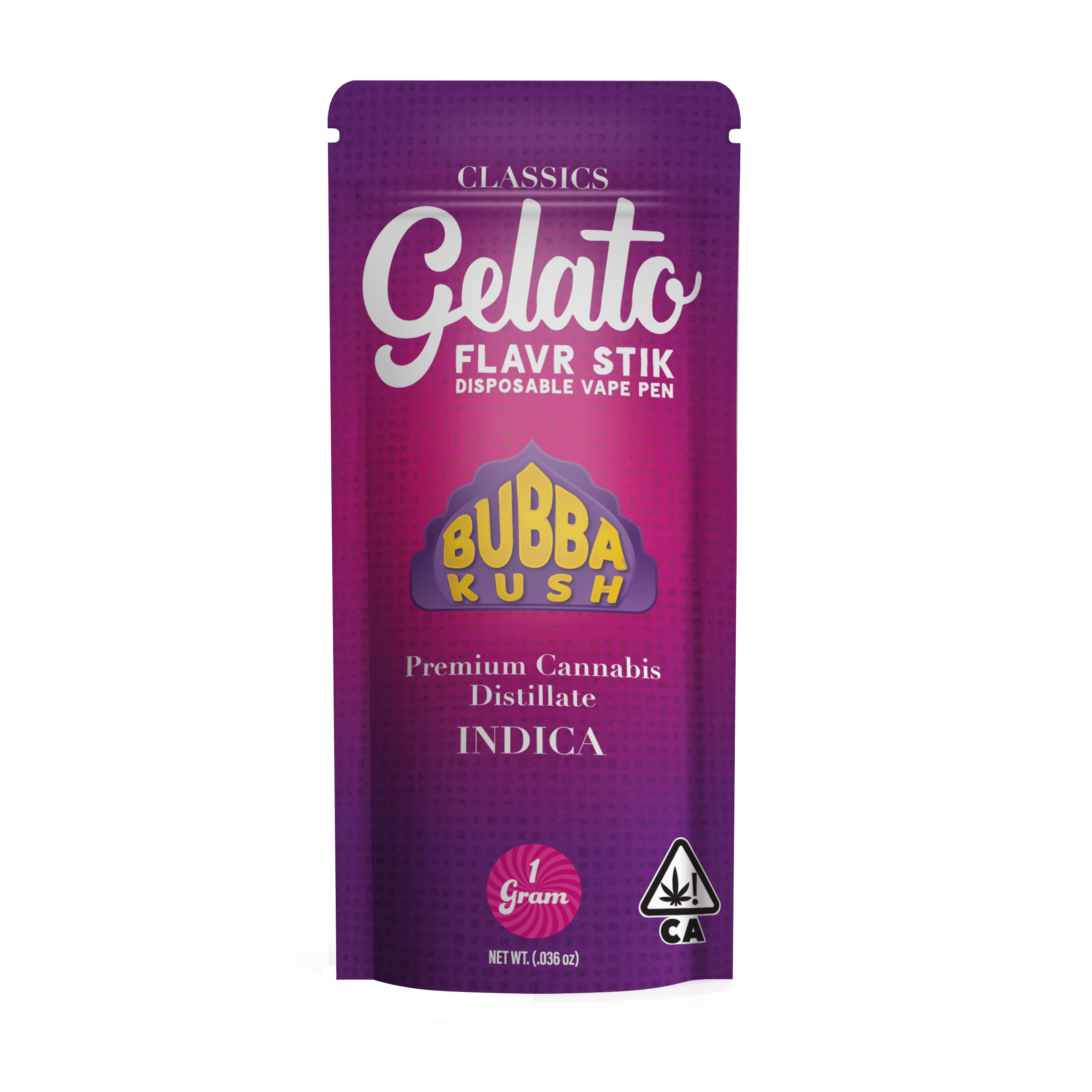 Gelato Classics All-In-One 1g Indica Bubba Kush 10pk