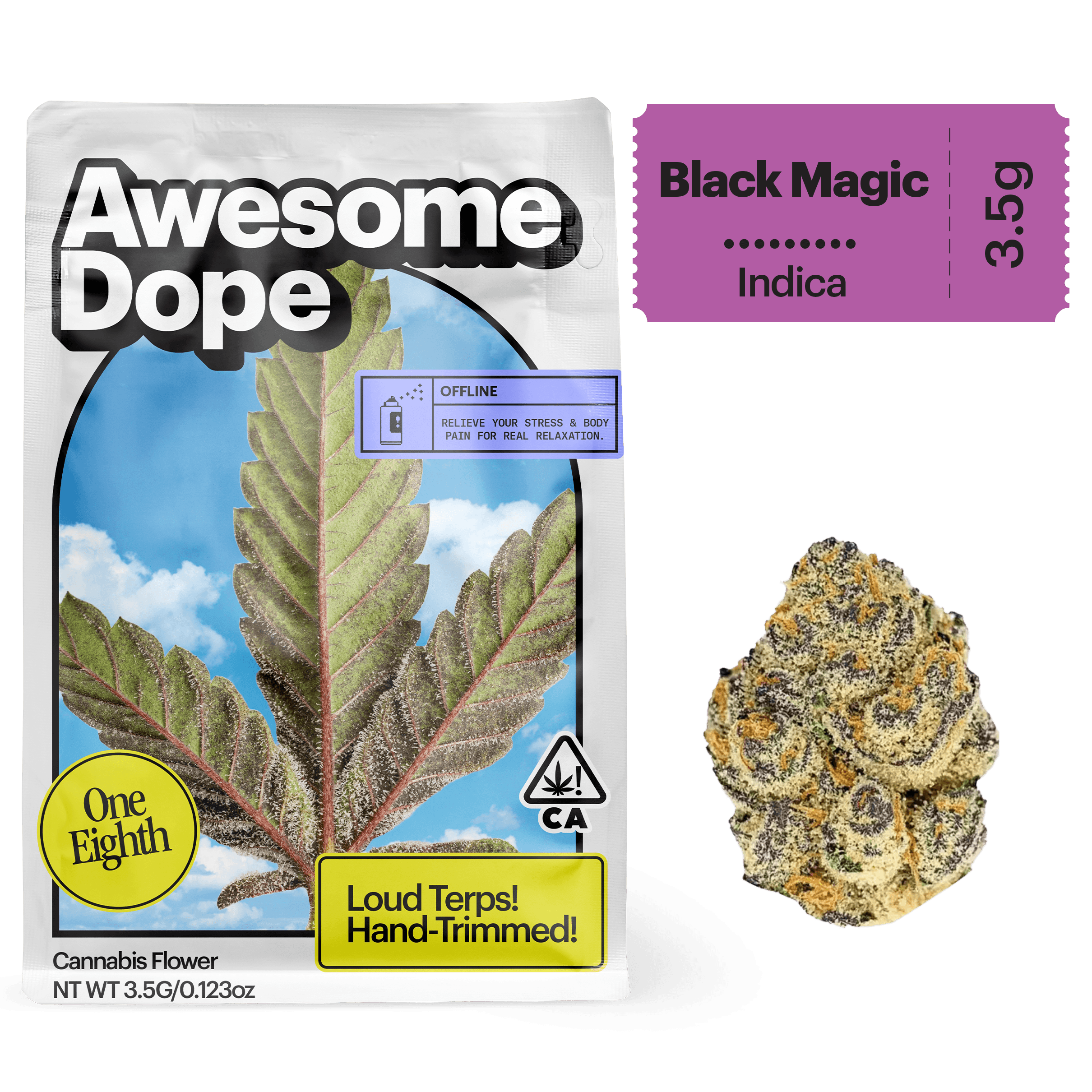 Awesome Dope Flower 3.5g Indica Black Magic