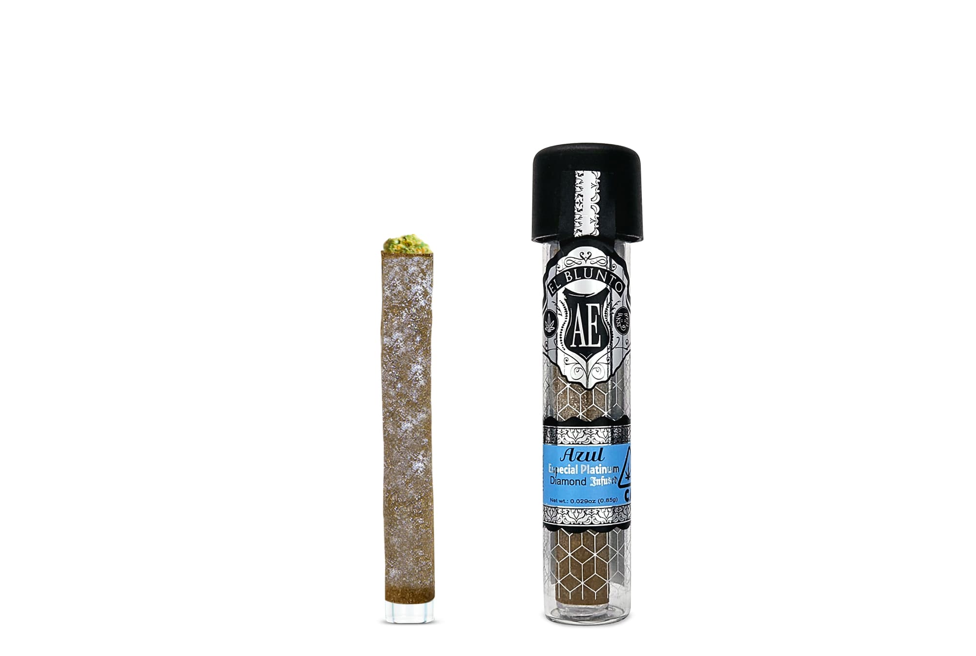 El Bluntito Especial Platinum Diamond Bluntito Single .85g Indica Azul