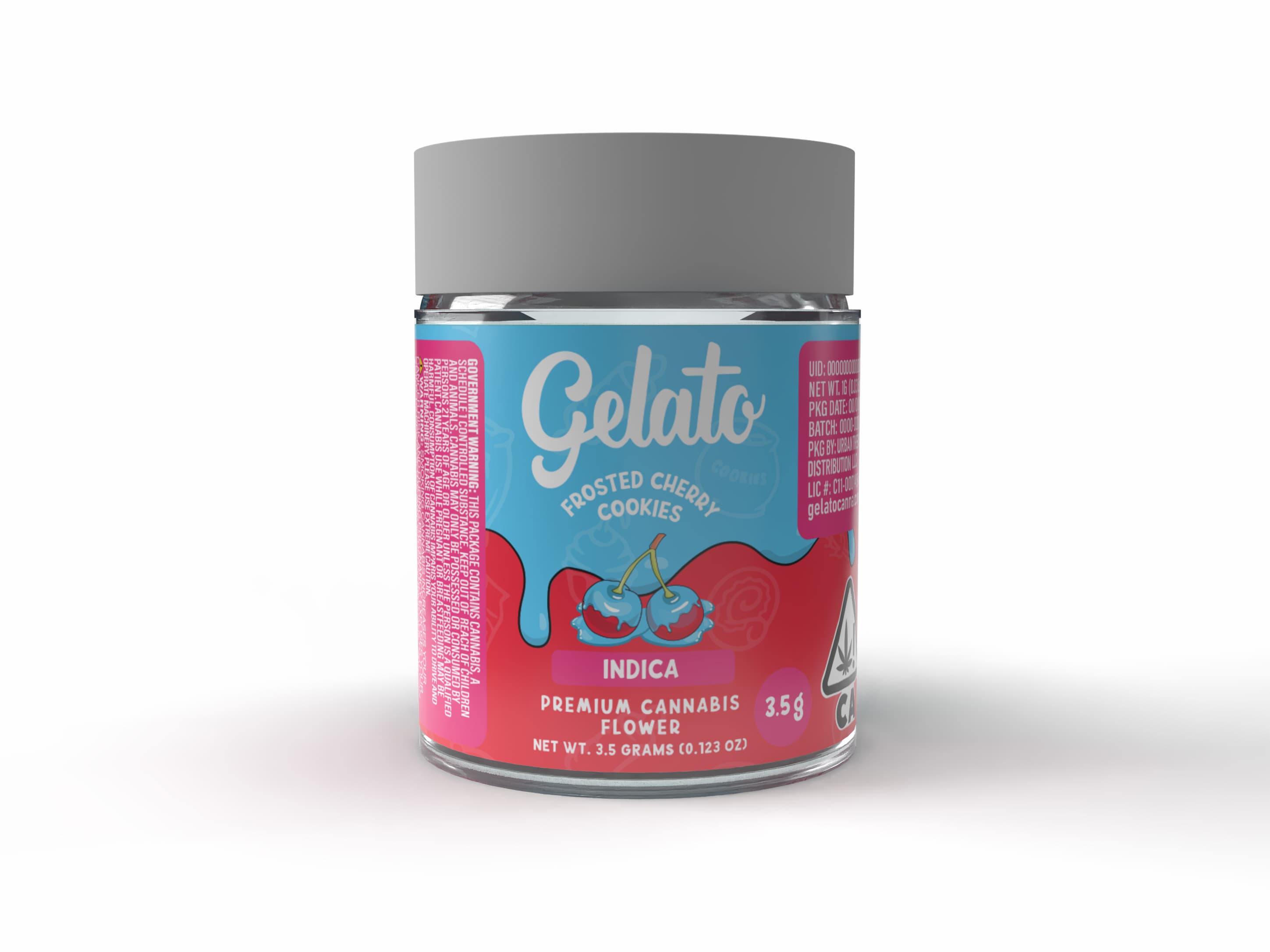 Gelato Flower 3.5g Indica Frosted Cherry Cookies 16pk