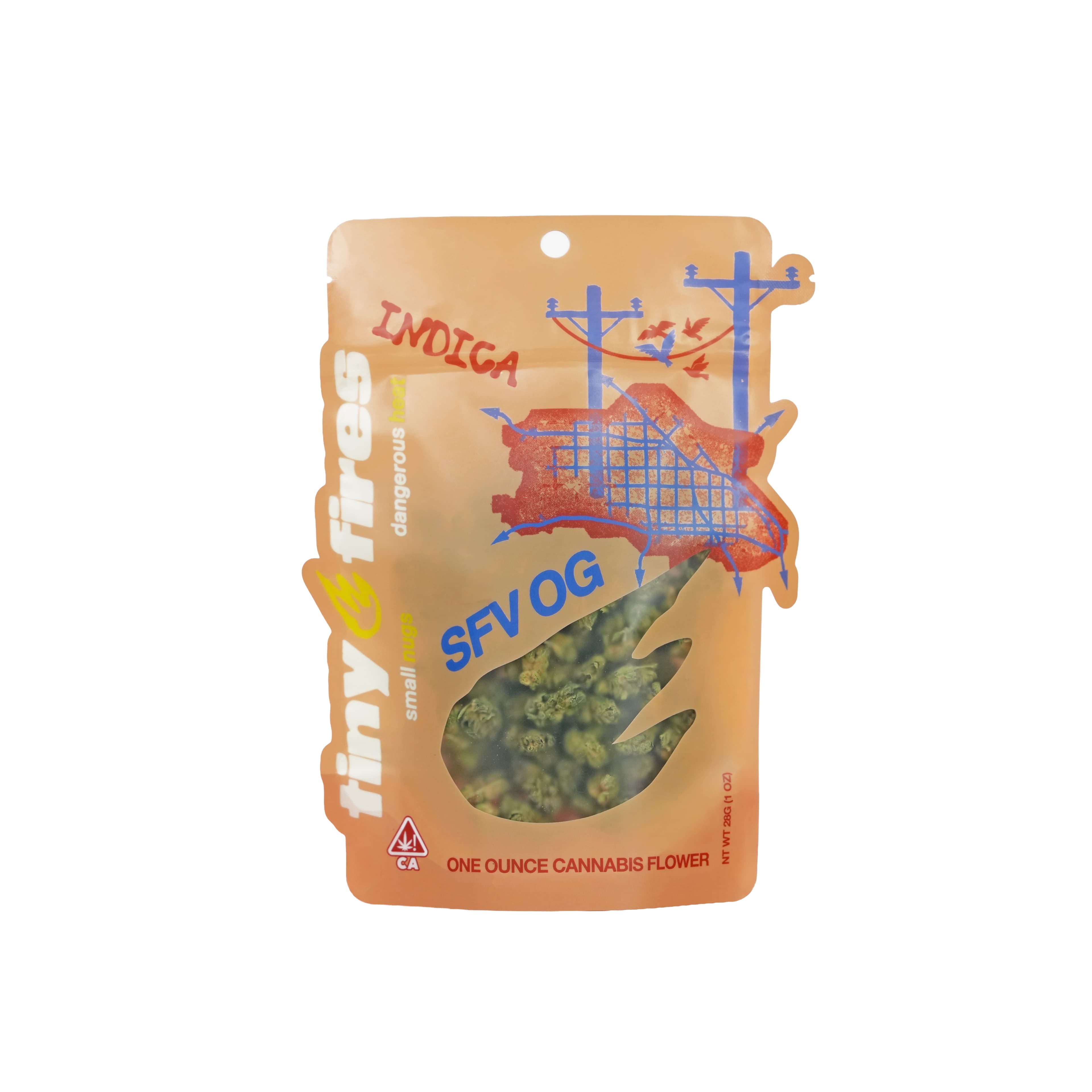 Tiny Fires Flower 28g Indica SFV Og