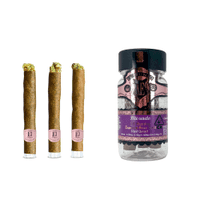 El Blunto Especial Rose Gold Hash Bluntito .85g Indica Morado 3pk 2.55g