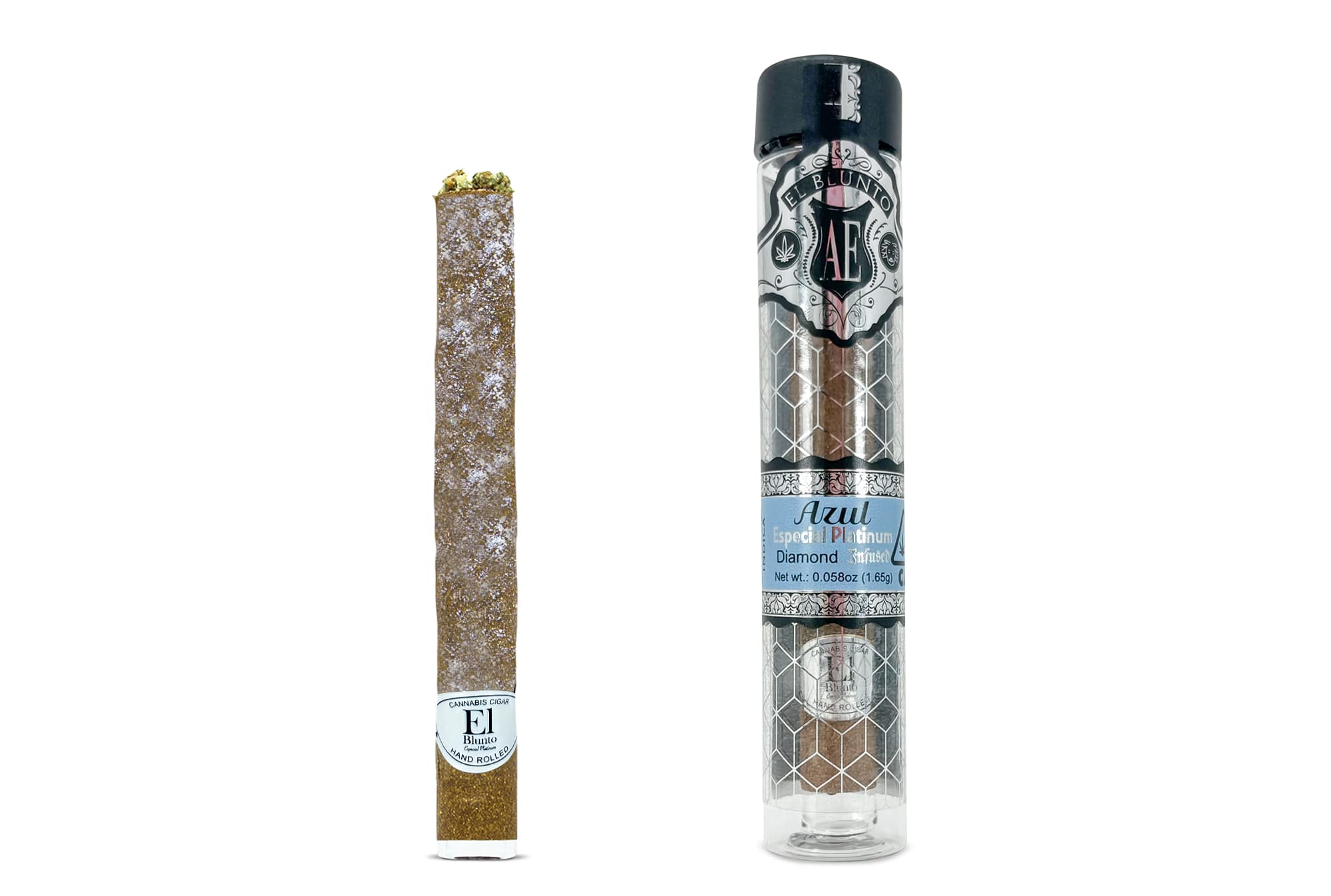 El Blunto Especial Platinum Diamond 1.65g Indica Azul 16ct