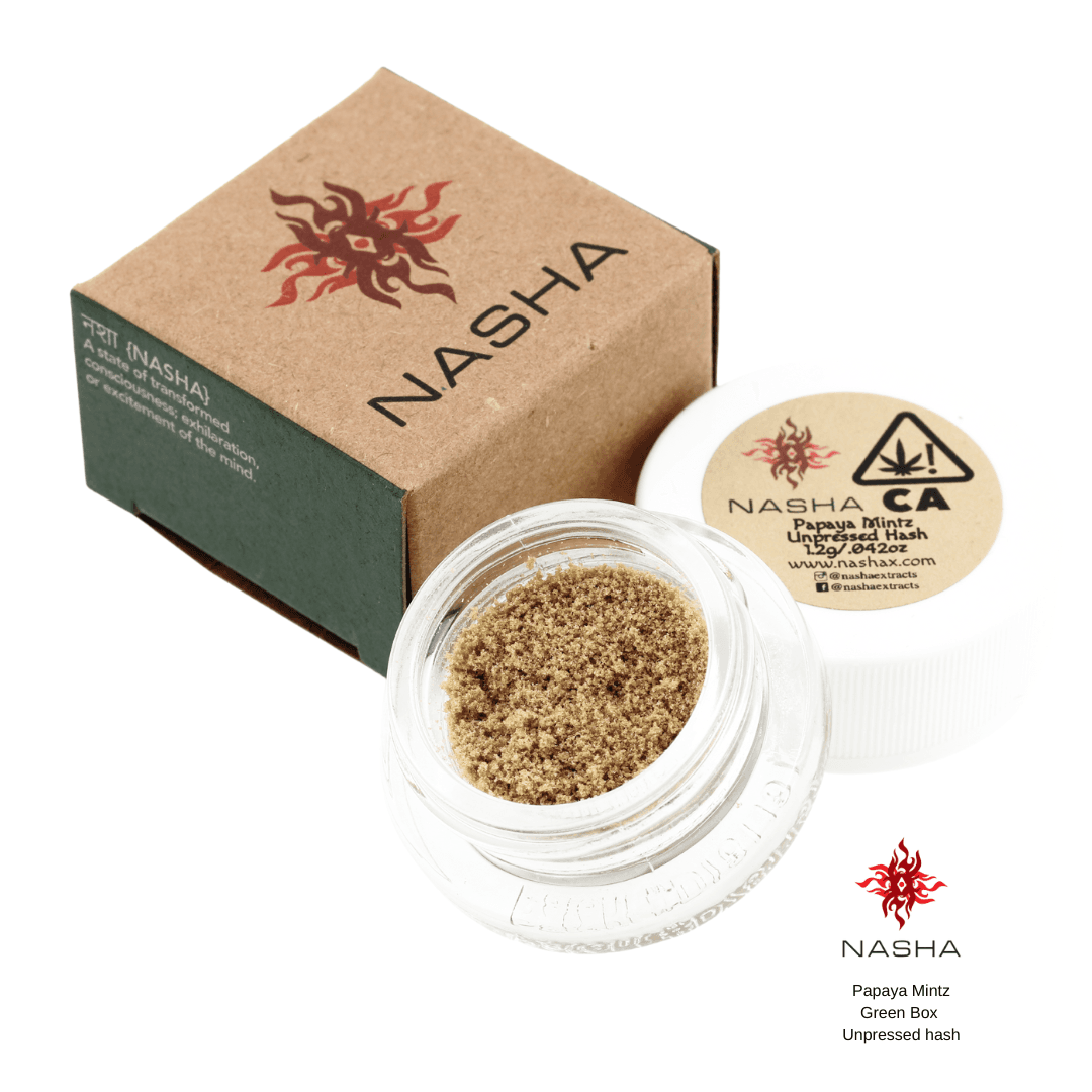 Nasha Green Unpressed 1.2g Hybrid Papaya Mintz