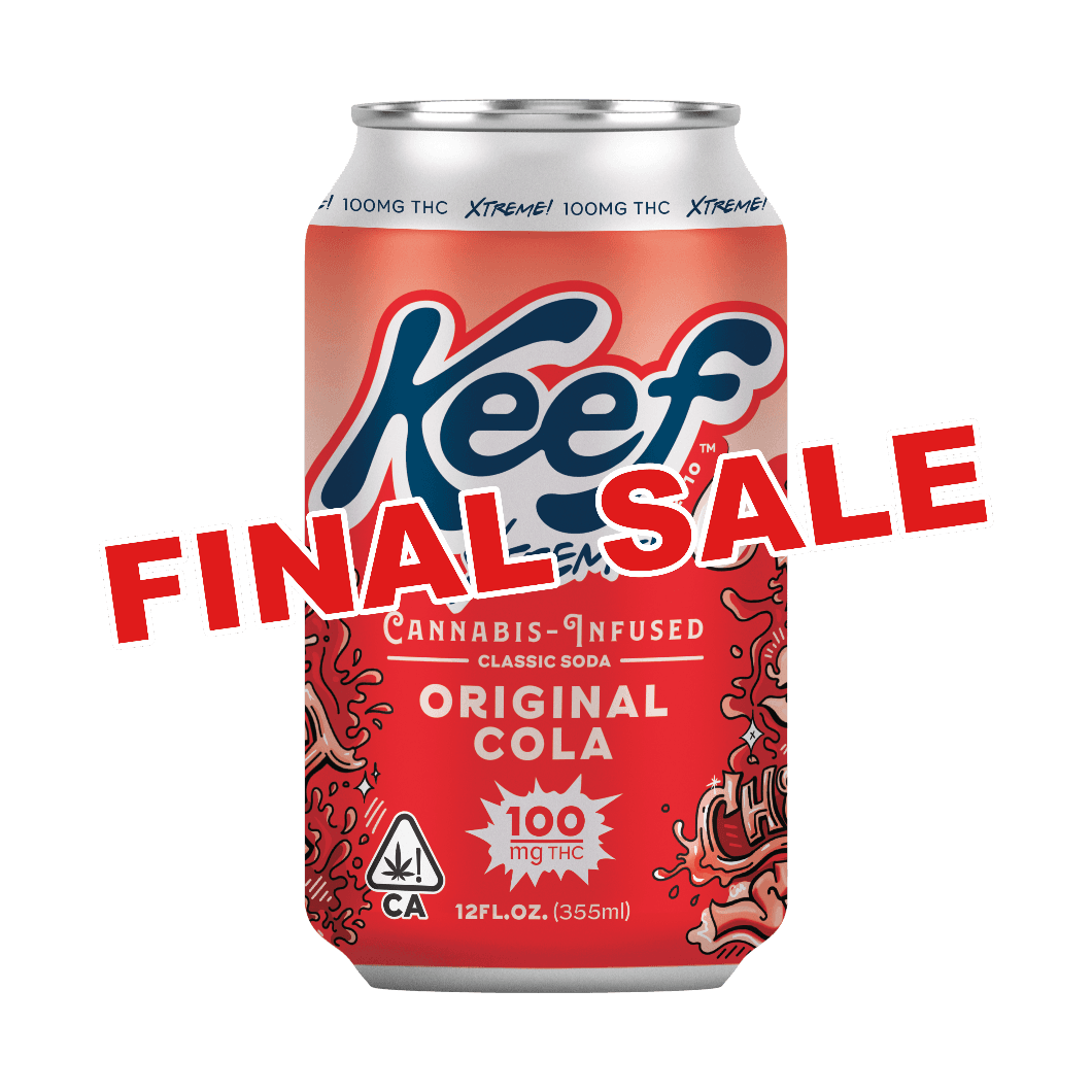 Keef 100mg Original Cola Xtreme Classic Soda FINAL SALE DISCOUNT