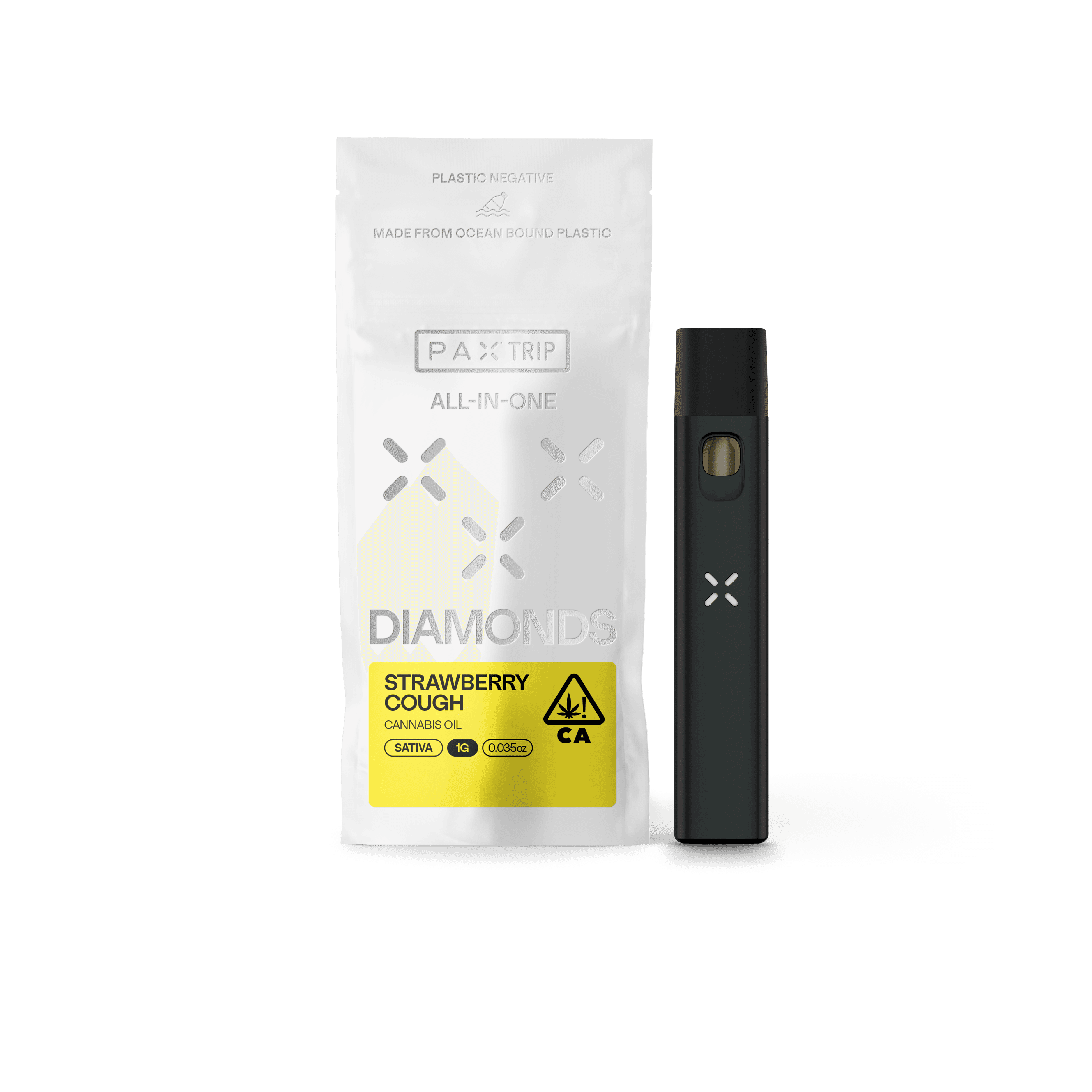 PAX Trip All-In-One Diamonds 1g Sativa Strawberry Cough