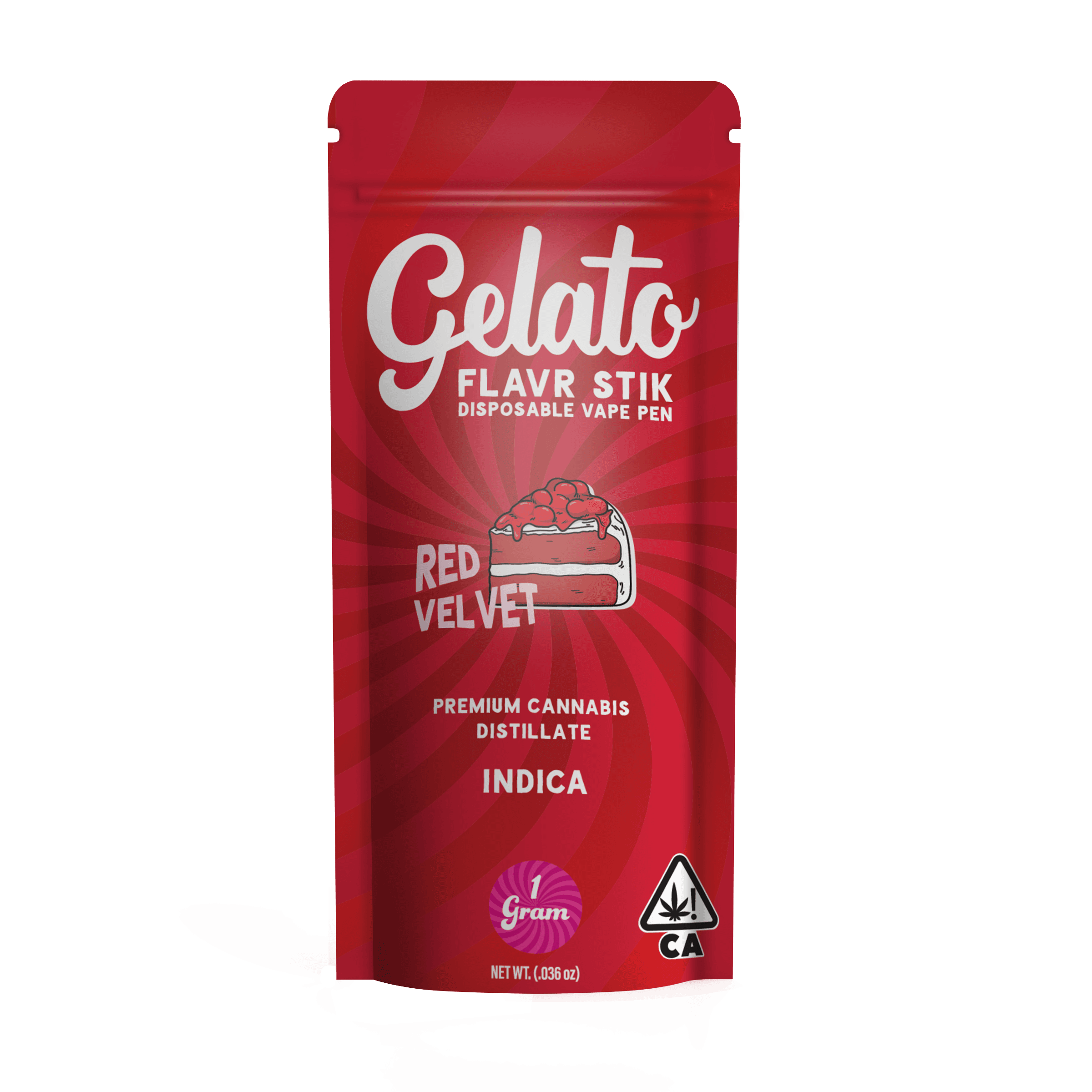 Gelato Flavors All-In-One 1g Indica Red Velvet