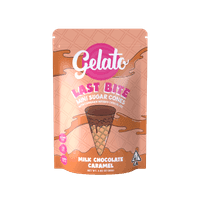 Gelato Last Bite 100mg Hyrbid Milk Chocolate Caramel 10pc